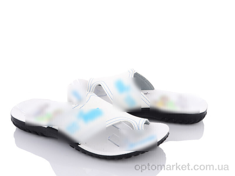 Купить Шльопанці чоловічі A003-7 Demur білий, фото 1