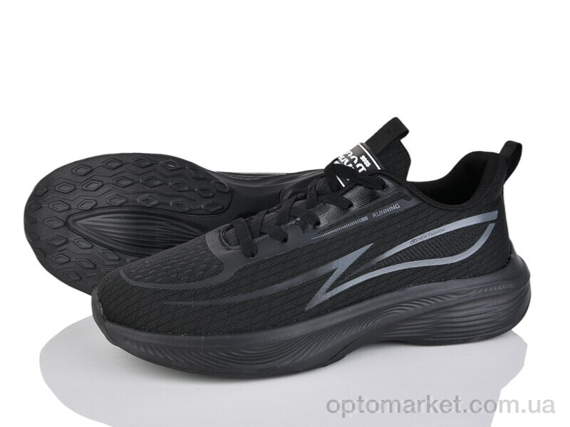 Купить Кросівки чоловічі A0055-1 Lion-Lu чорний, фото 1