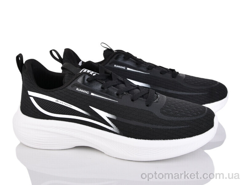 Купить Кросівки чоловічі A0055-2 Lion-Lu чорний, фото 1