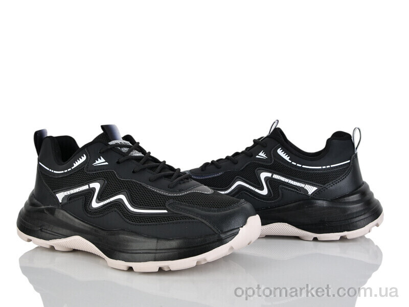 Купить Кросівки чоловічі A0065-1 Ideal Panda чорний, фото 1