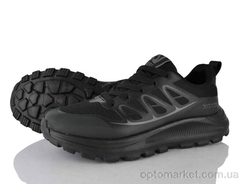 Купить Кросівки чоловічі A0082-1 Lion-Lu чорний, фото 1