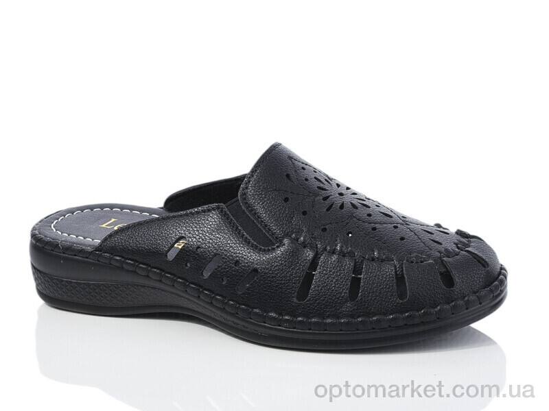 Купить Шльопанці жіночі A01-3-5 Leguzaza чорний, фото 1