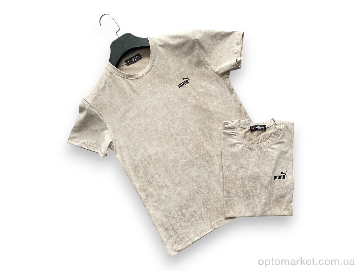 Купить Футболка чоловічі A010-2 beige Verton бежевий, фото 2