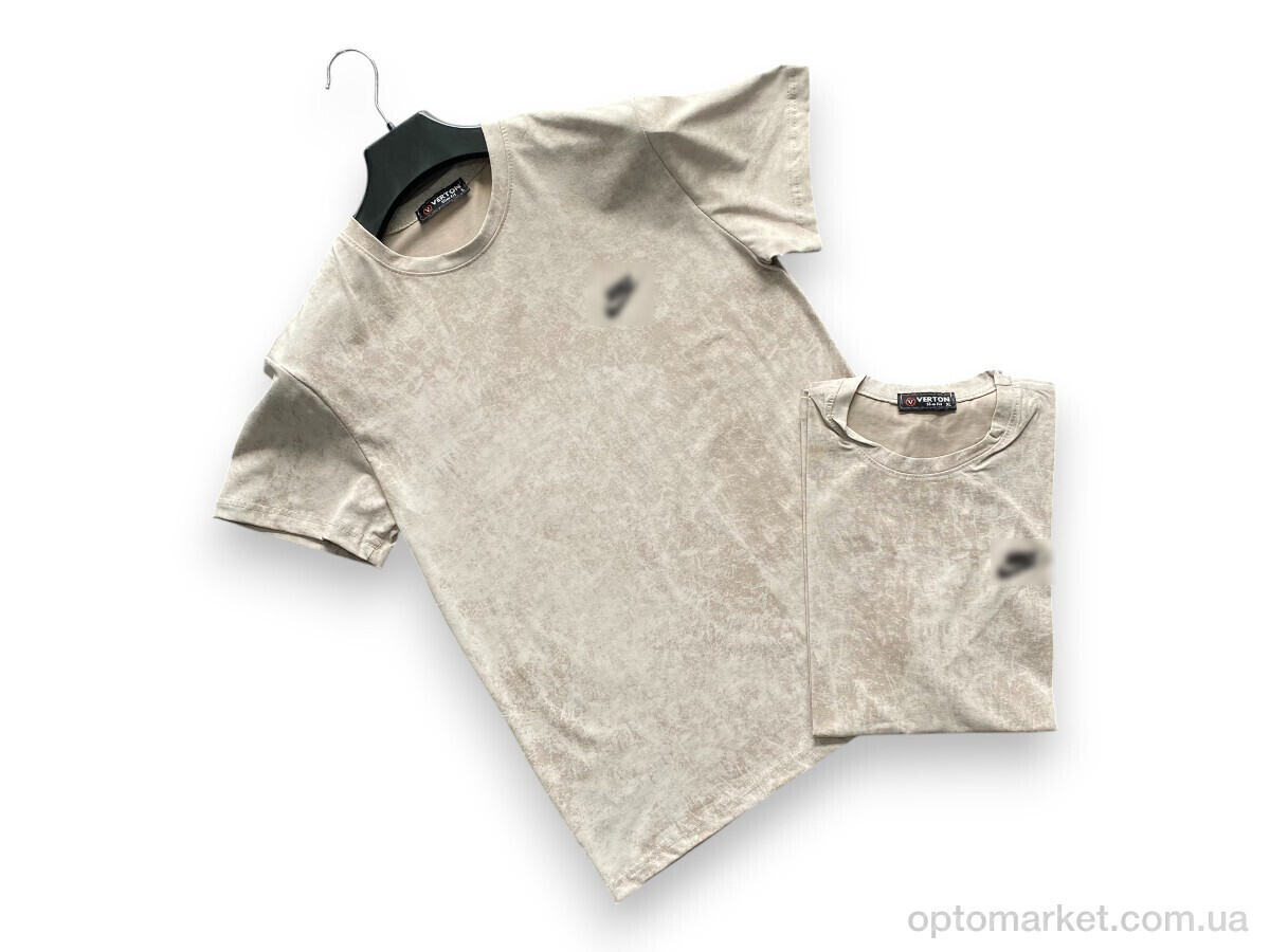 Купить Футболка чоловічі A010-3 beige Verton бежевий, фото 1