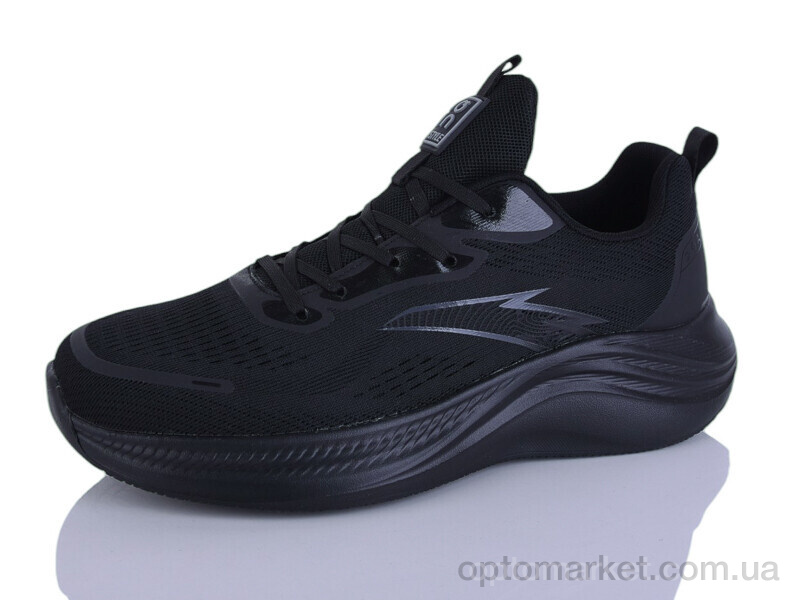 Купить Кросівки чоловічі A0102-1 Running чорний, фото 1