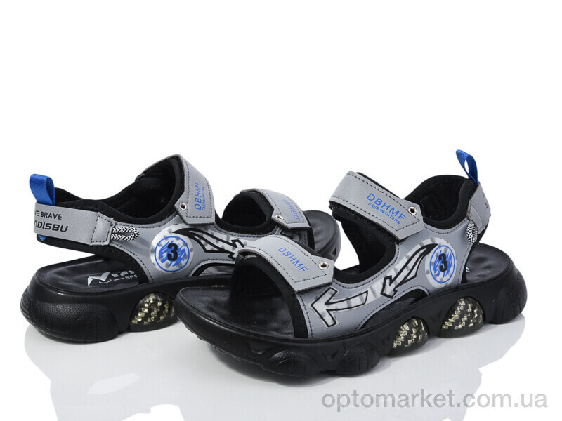 Купить Сандалі дитячі A02-3B Ok Shoes сірий, фото 1
