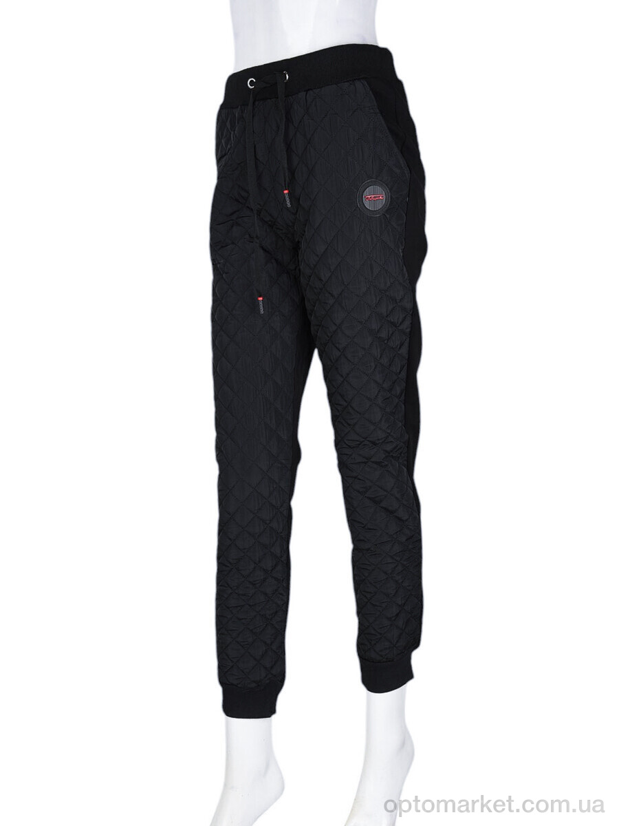 Купить Штани жіночі A029 black (09931) Витончена троянда чорний, фото 1