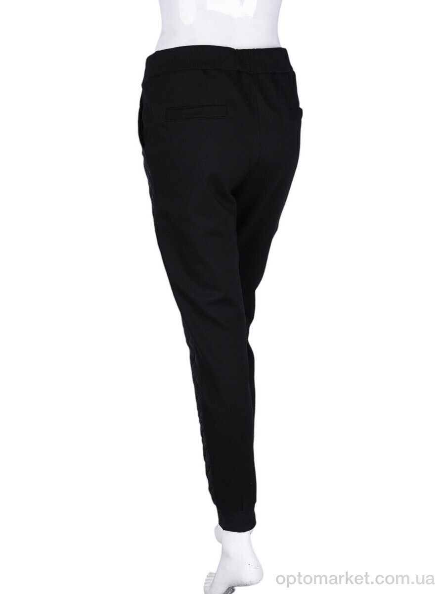 Купить Штани жіночі A029 black (09931) Витончена троянда чорний, фото 2