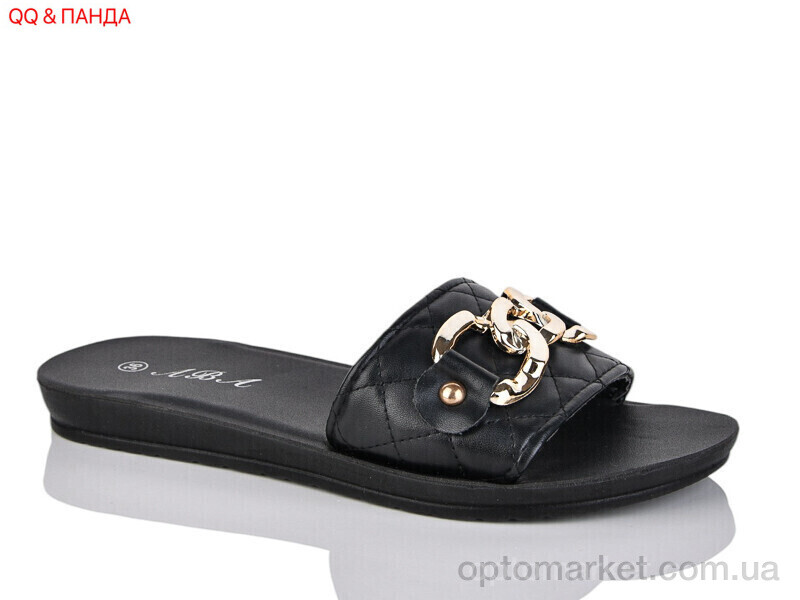 Купить Шльопанці жіночі A05-1 Aba чорний, фото 1
