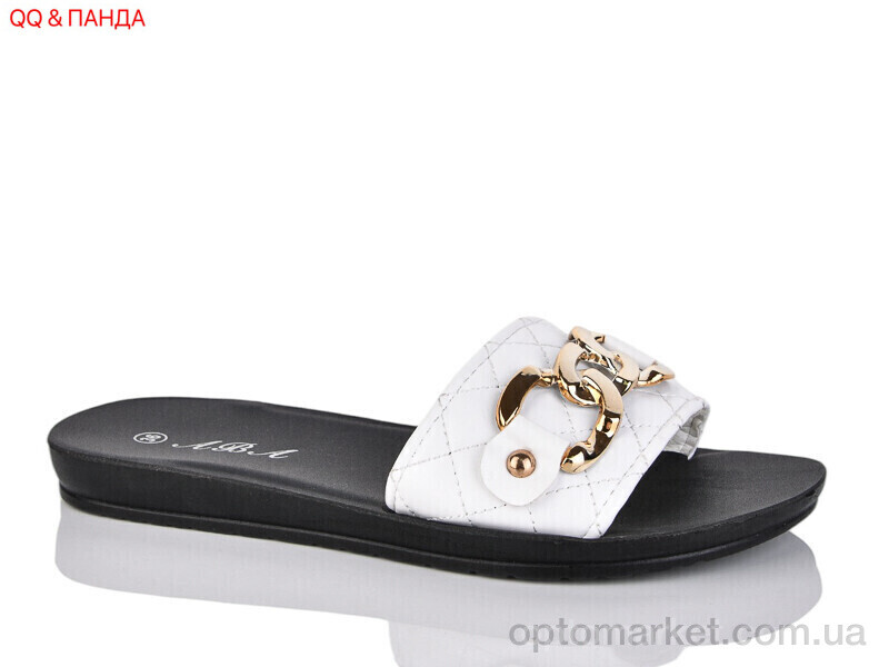 Купить Шльопанці жіночі A05-2 Aba білий, фото 1