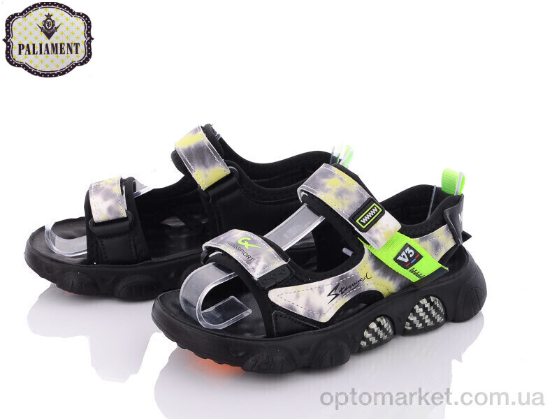 Купить Сандалі дитячі A05-3U Paliament чорний, фото 1