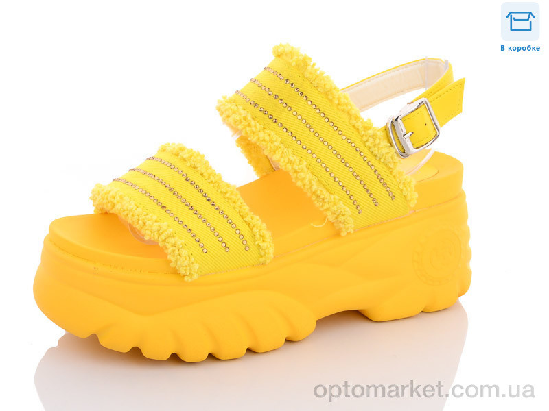 Купить Босоніжки жіночі A05-6 yellow Pino Dangio жовтий, фото 1