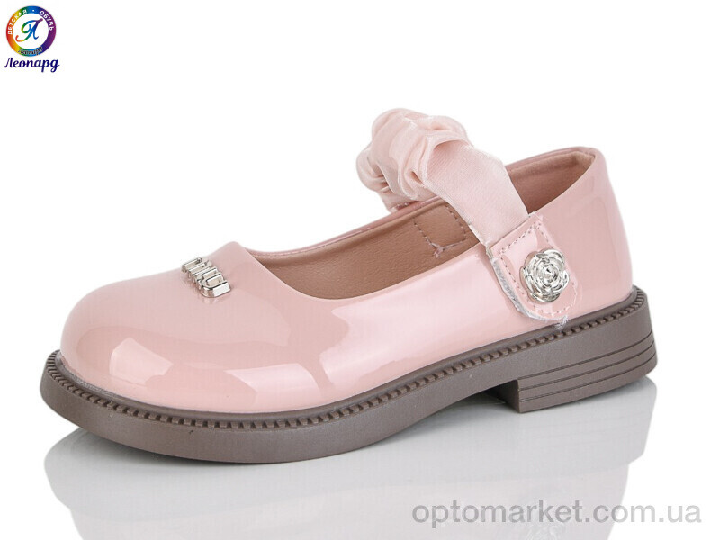 Купить Туфлі дитячі A1-11B Леопард рожевий, фото 1