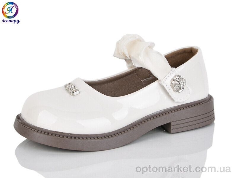 Купить Туфлі дитячі A1-13B Леопард бежевий, фото 1