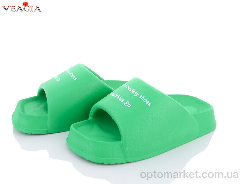 Купить Шльопанці жіночі A1-4 Veagia-ADA зелений, фото 1