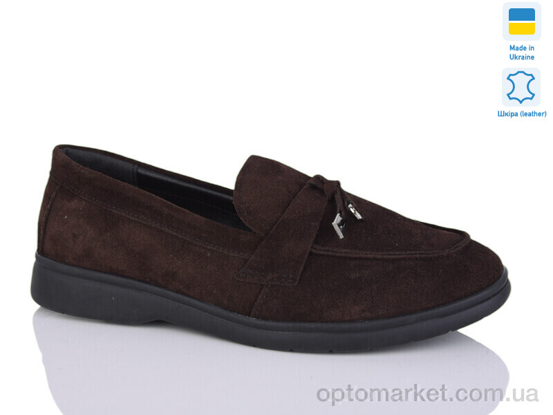 Купить Туфлі жіночі A1 коричневый з Sali, фото 1