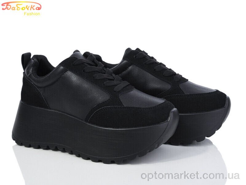 Купить Кросівки жіночі A10-131 Mengfuna чорний, фото 1