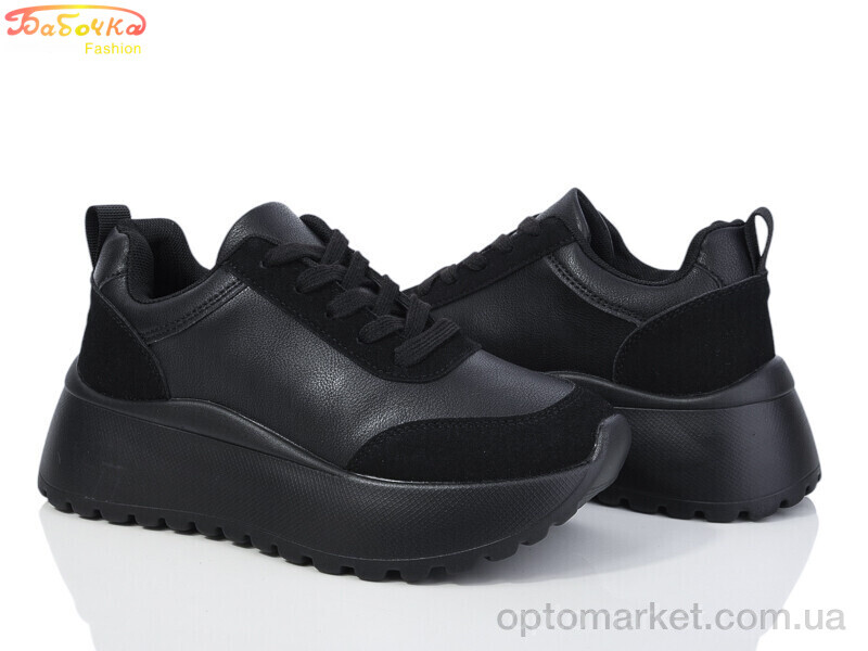 Купить Кросівки жіночі A10-150 Mengfuna чорний, фото 1