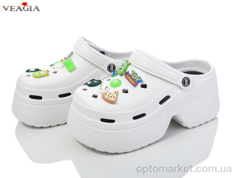 Купить Крокси жіночі A10-2 Veagia-ADA білий, фото 1