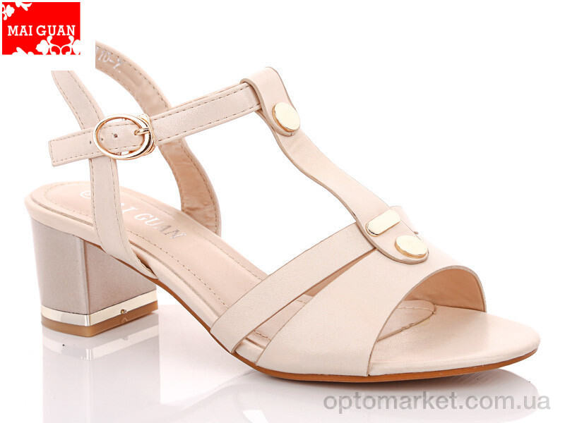 Купить Босоніжки жіночі A10-7 Maiguan бежевий, фото 1