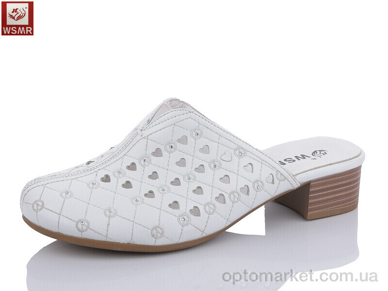 Купить Шльопанці жіночі A102-1 white WSMR білий, фото 1