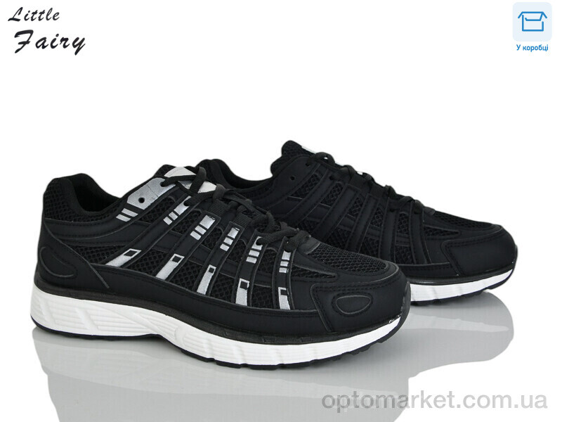 Купить Кросівки чоловічі A1093-2 піна L.Fairy чорний, фото 1