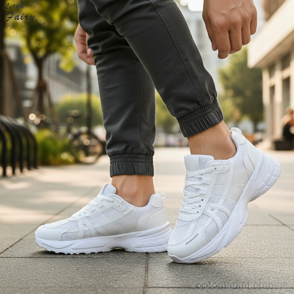 Купить Кросівки чоловічі A1095-1 L.Fairy білий, фото 2