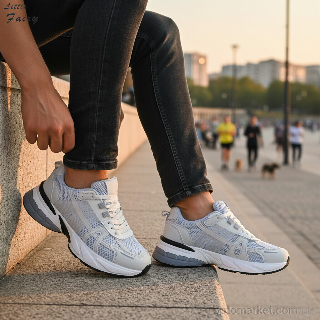 Купить Кросівки чоловічі A1095-3 L.Fairy сірий, фото 2