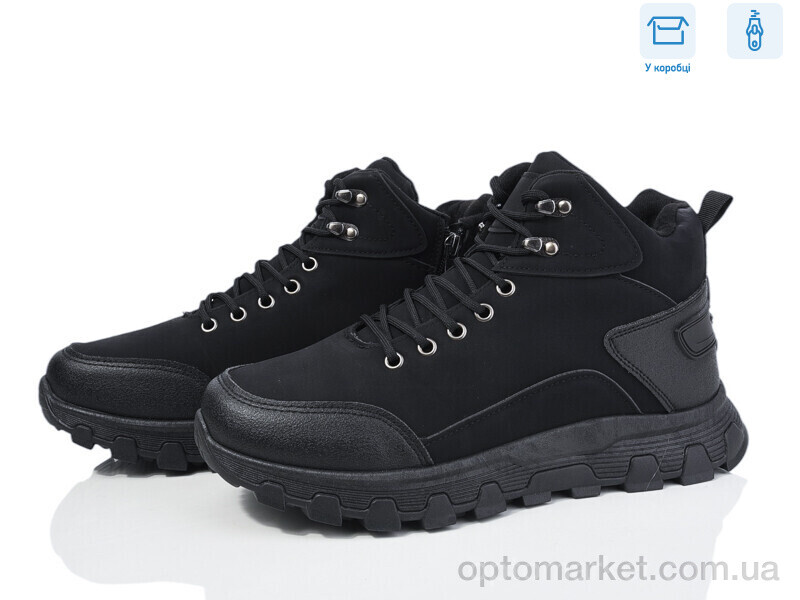 Купить Черевики чоловічі A11-154 Ok Shoes чорний, фото 1