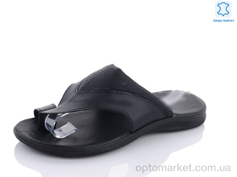 Купить Шльопанці чоловічі A11 чорний C.lumbia чорний, фото 1