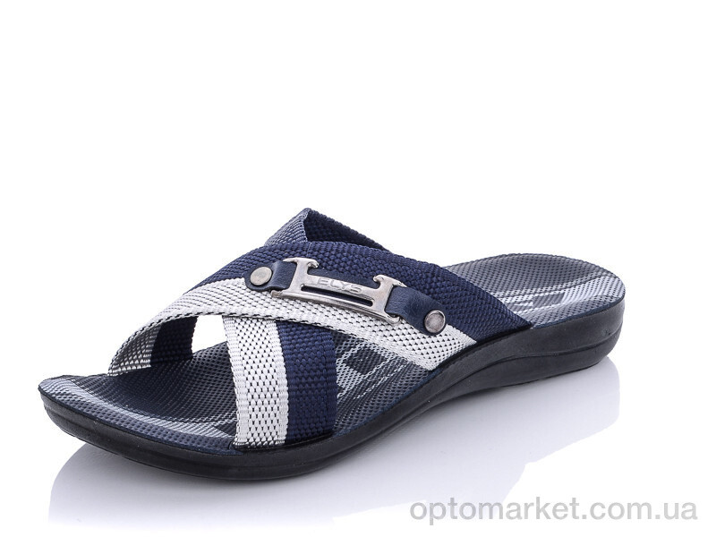 Купить Шльопанці чоловічі A111 верёвка синий Akim синій, фото 1