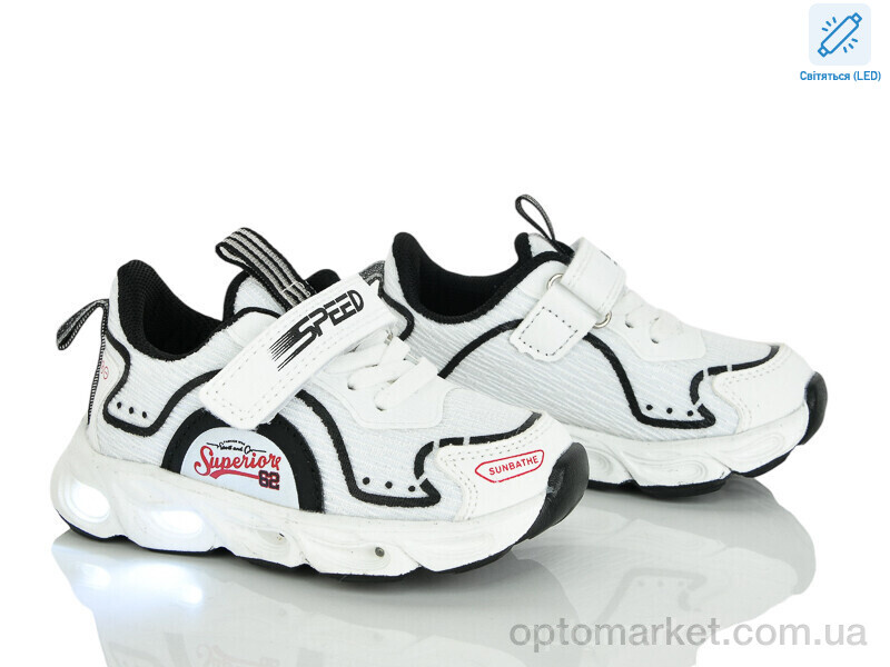 Купить Кросівки дитячі A11484-7 LED JongGolf білий, фото 1
