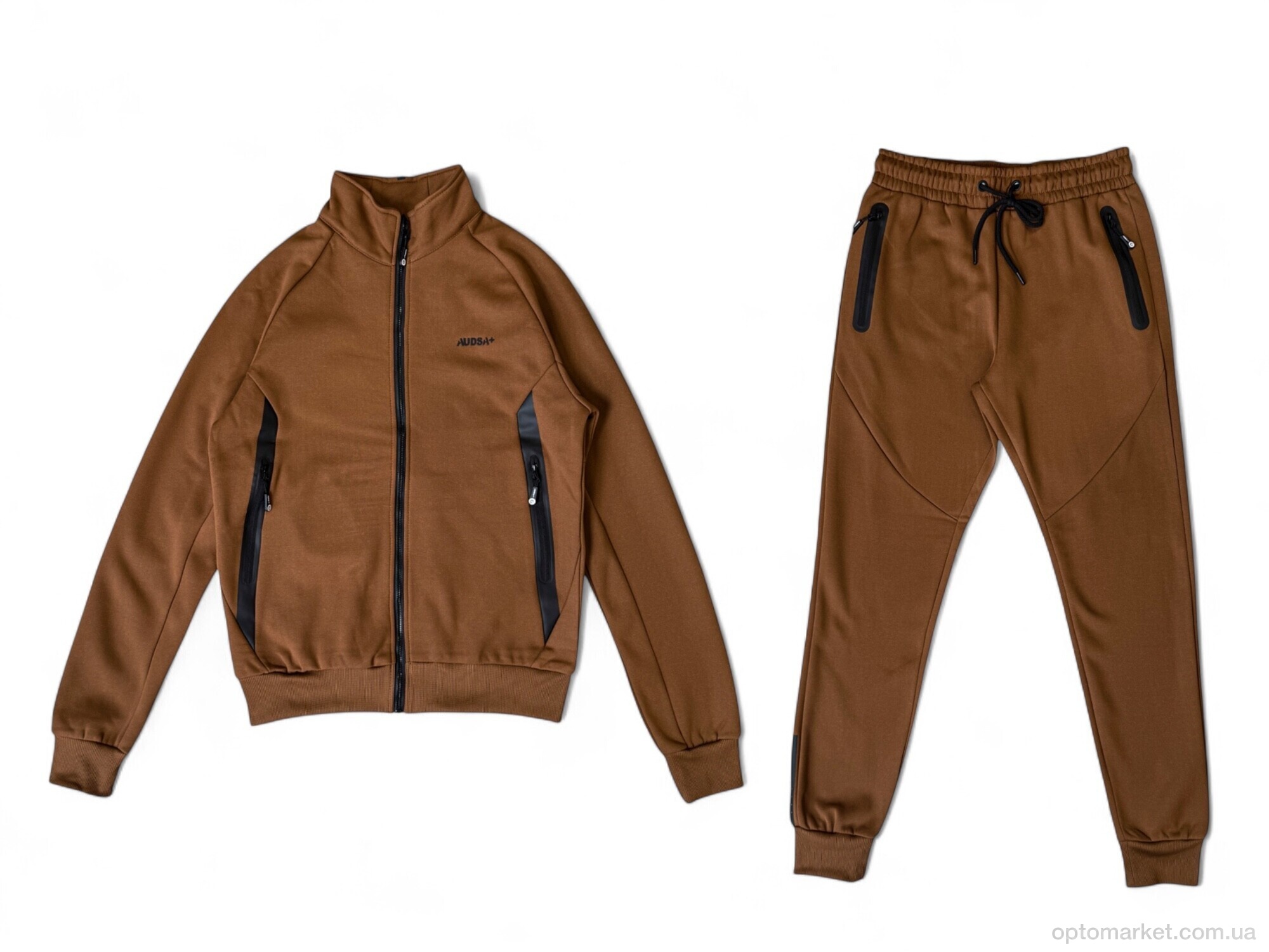 Купить Спортивний костюм чоловічі A116 brown Audsa коричневий, фото 1