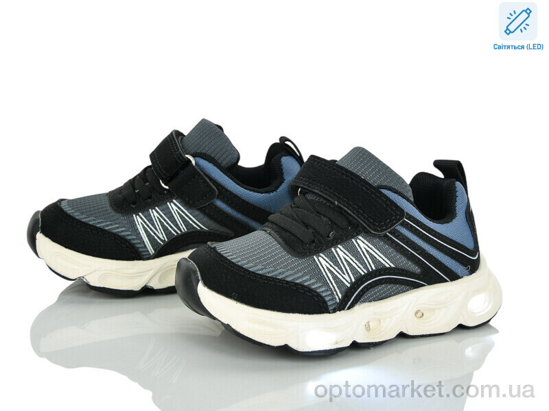 Купить Кросівки дитячі A11652-1 LED JongGolf сірий, фото 1