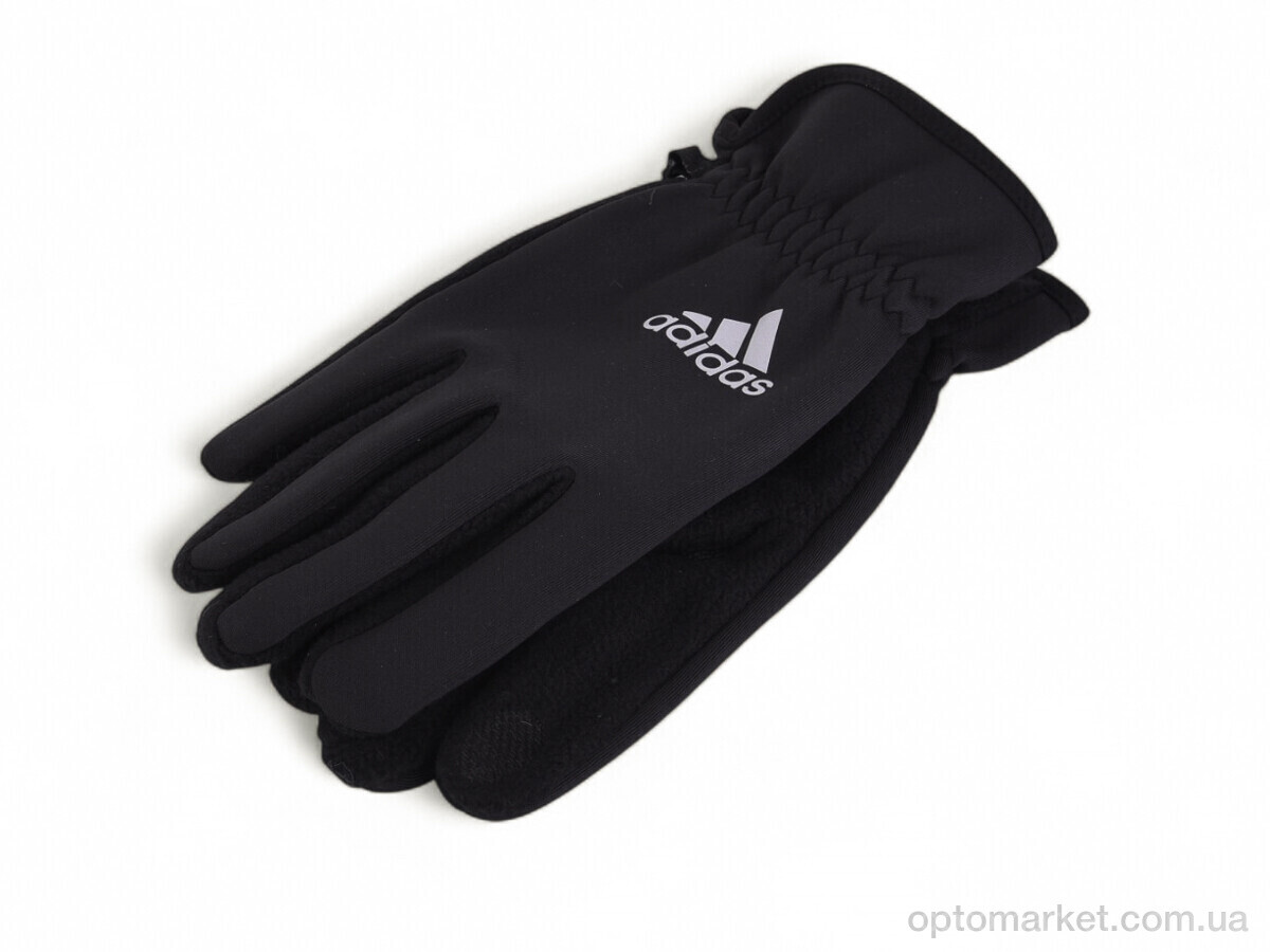 Купить Рукавички чоловічі A12-AD black Number one чорний, фото 2