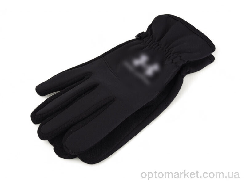 Купить Рукавички чоловічі A12-ADM01 black Number one чорний, фото 1
