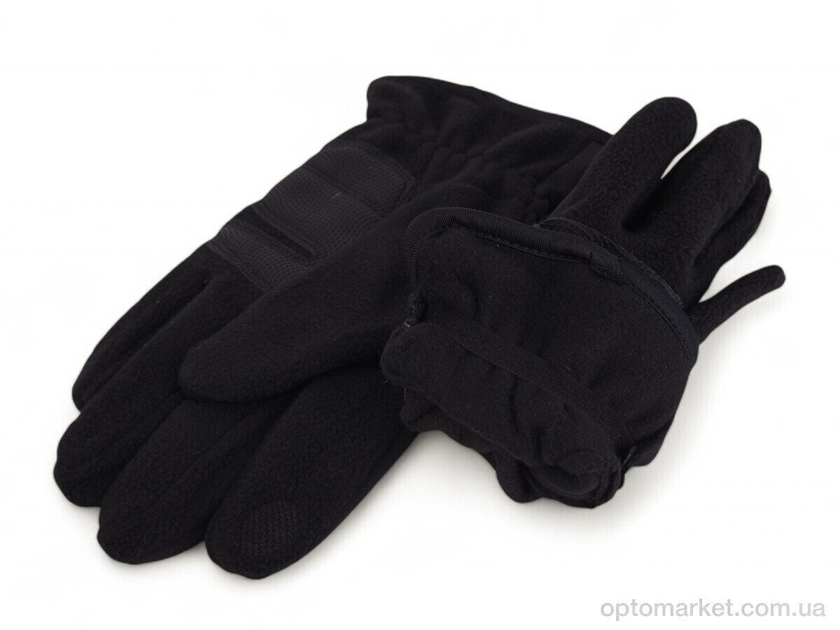 Купить Рукавички чоловічі A12-PM black Number one чорний, фото 3