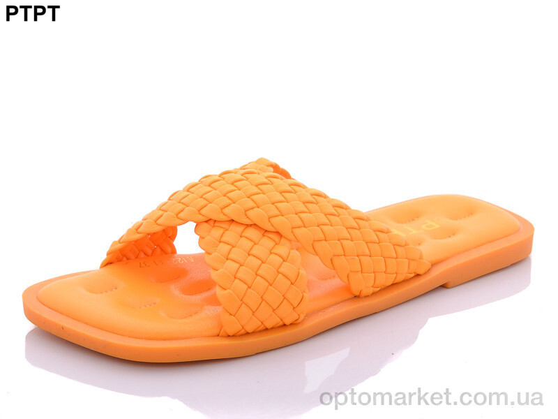 Купить Шльопанці жіночі A122-11 PTPT помаранчевий, фото 1