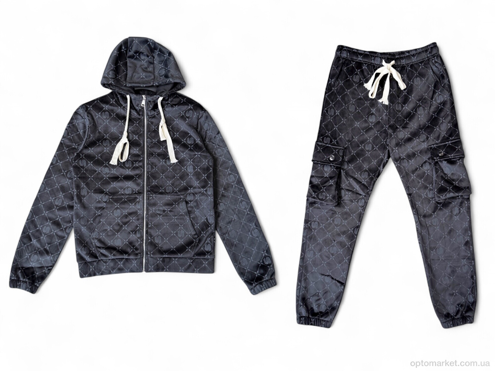 Купить Спортивний костюм чоловічі A127 black Audsa чорний, фото 1