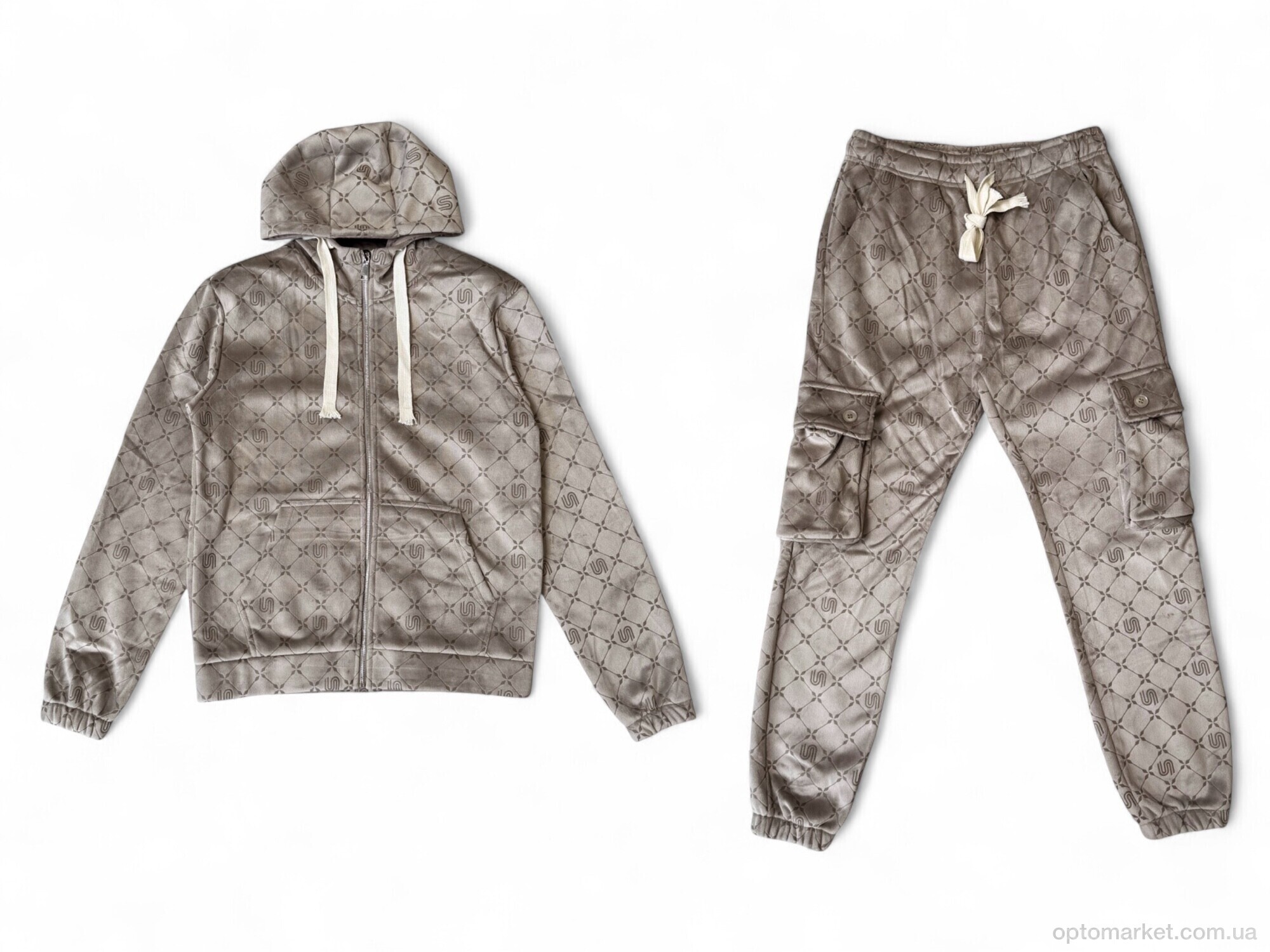 Купить Спортивний костюм чоловічі A127 d.grey Audsa сірий, фото 1