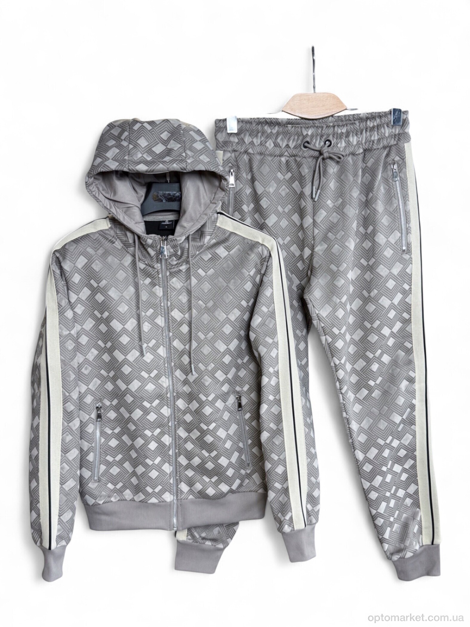 Купить Спортивний костюм чоловічі A128 l.grey Audsa сірий, фото 1