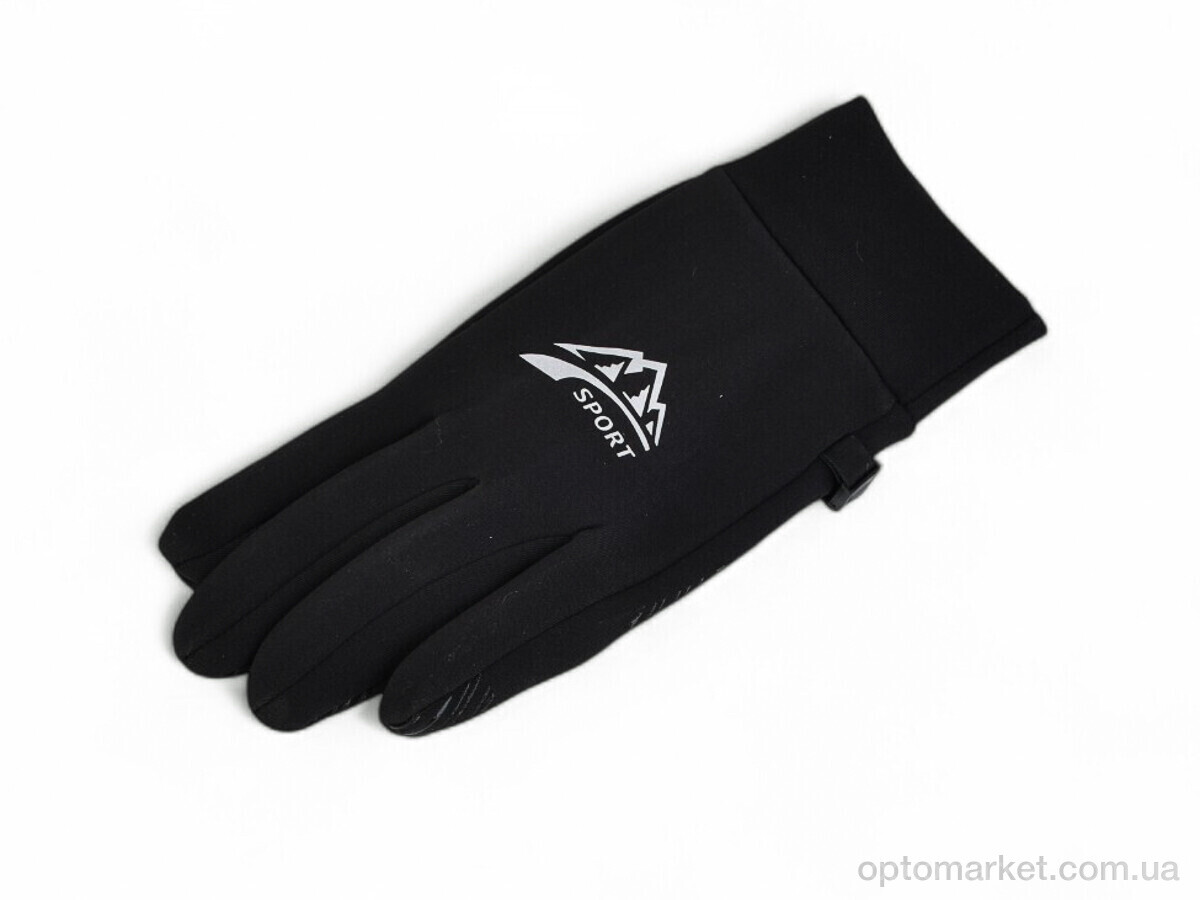 Купить Рукавички чоловічі A13-113 black Number one чорний, фото 1