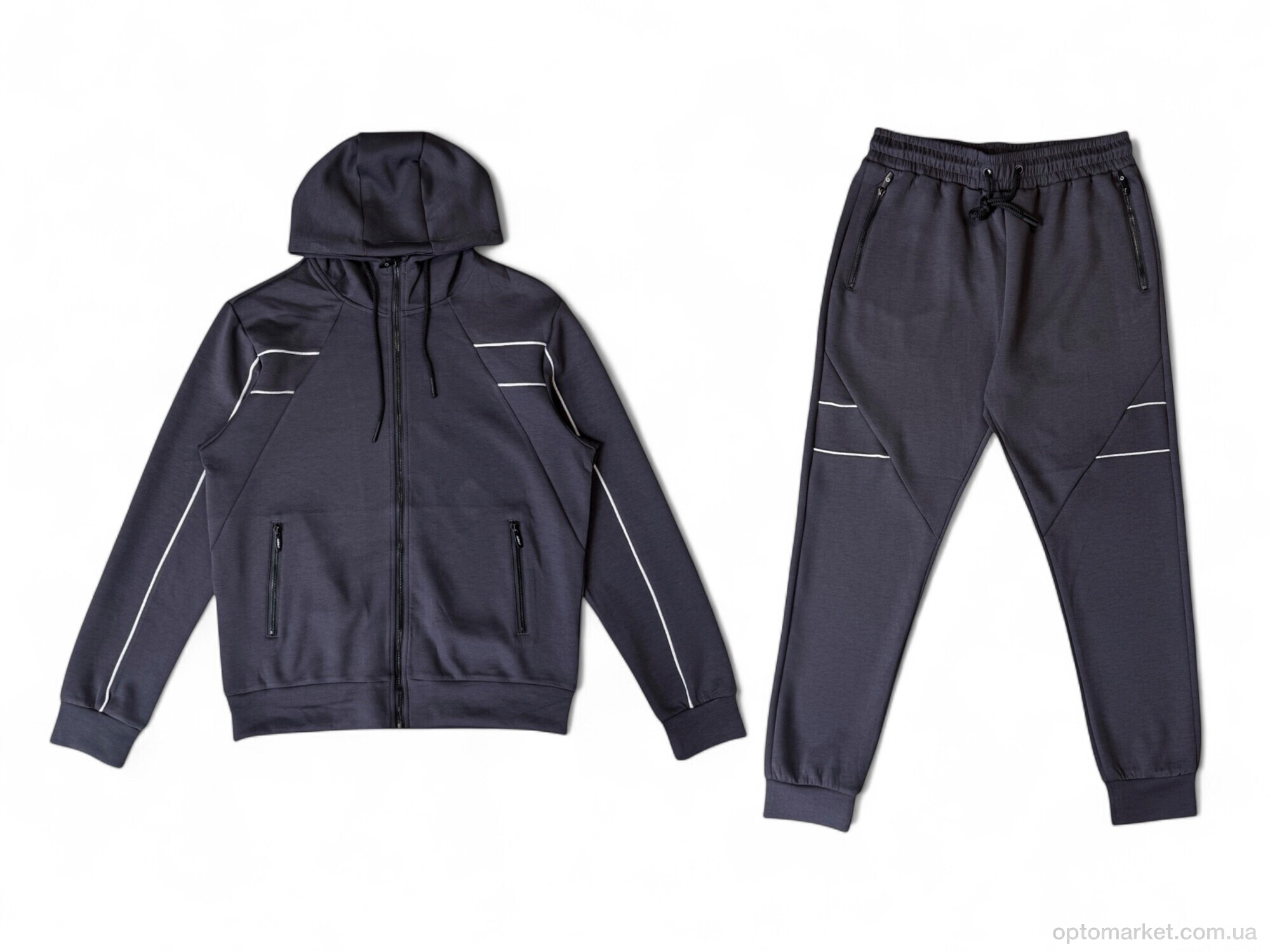 Купить Спортивний костюм чоловічі A142-1 grey Audsa сірий, фото 1