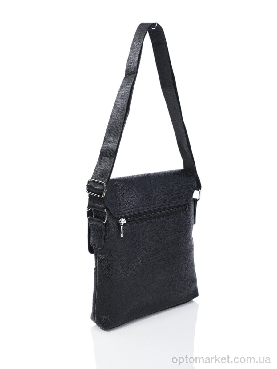 Купить Сумка чоловіча A1443-2 black GLAMORTA чорний, фото 2