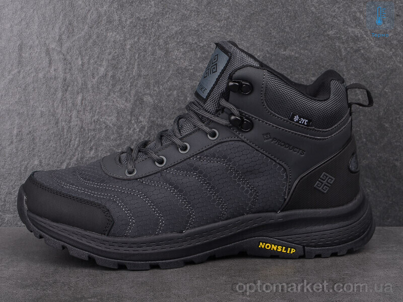 Купить Черевики чоловічі A147-2 термо Yike сірий, фото 2