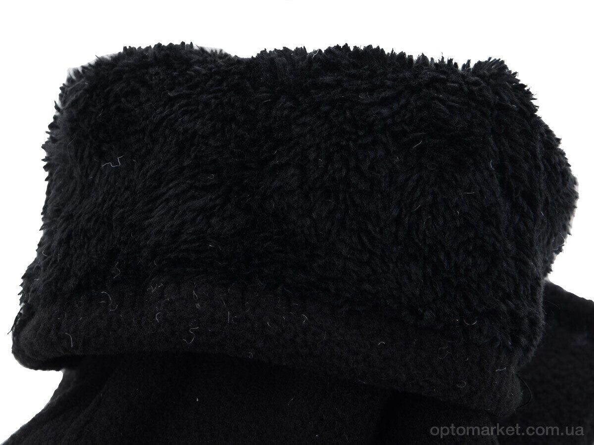 Купить Рукавички чоловічі A15-1М фліс-хутро Королева чорний, фото 2