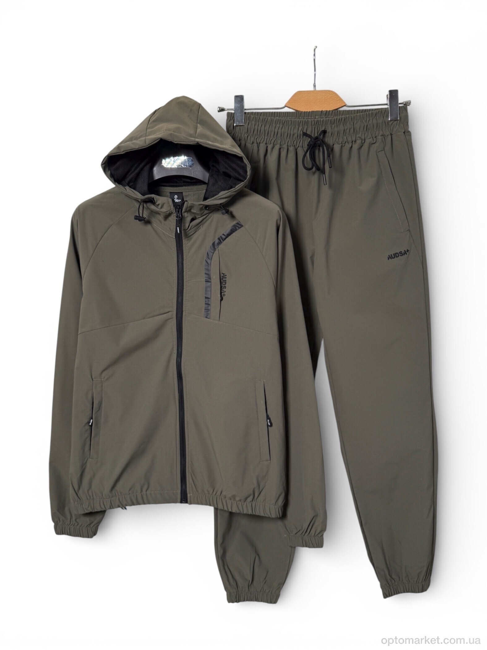 Купить Спортивний костюм чоловічі A152 d.green Audsa зелений, фото 1