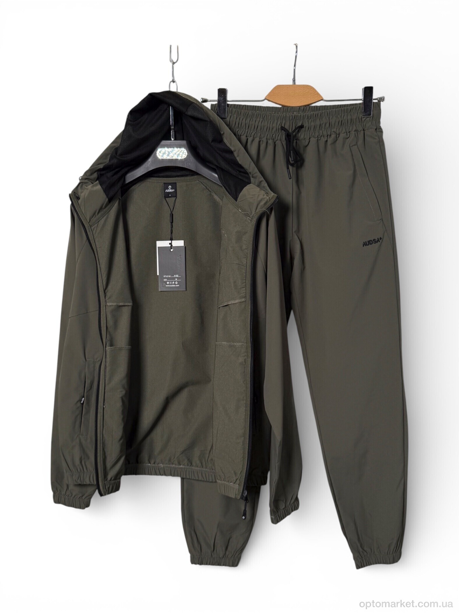 Купить Спортивний костюм чоловічі A152 d.green Audsa зелений, фото 2