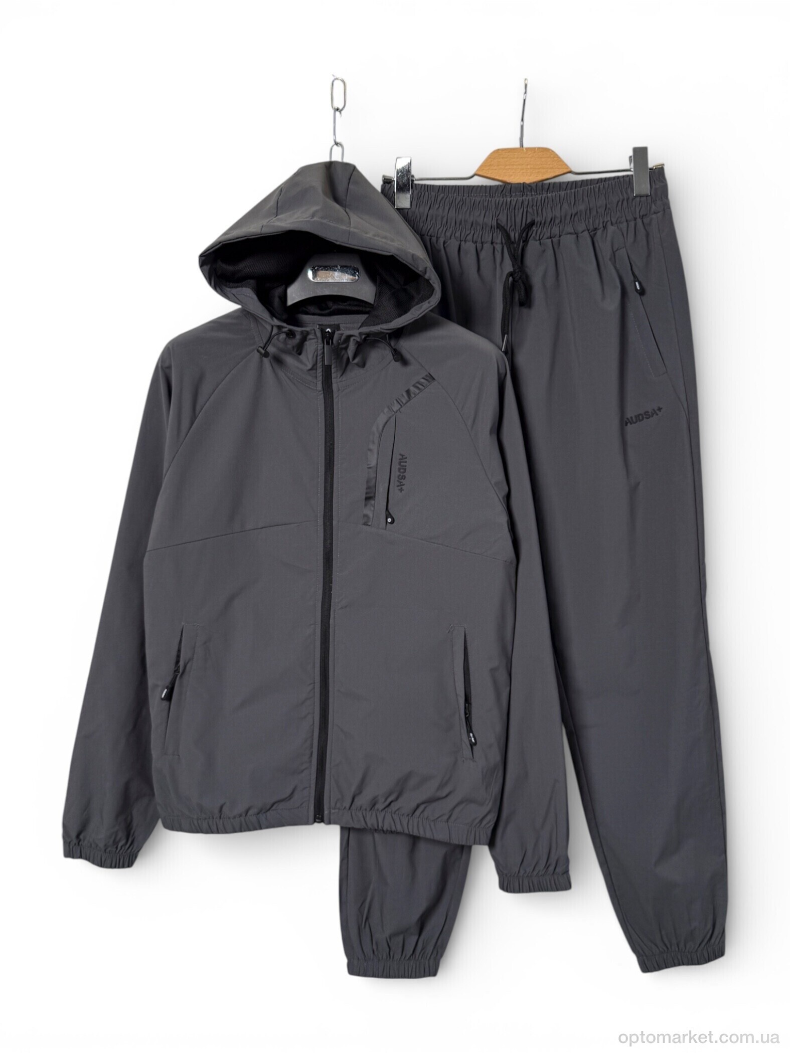 Купить Спортивний костюм чоловічі A152 d.grey Audsa сірий, фото 1