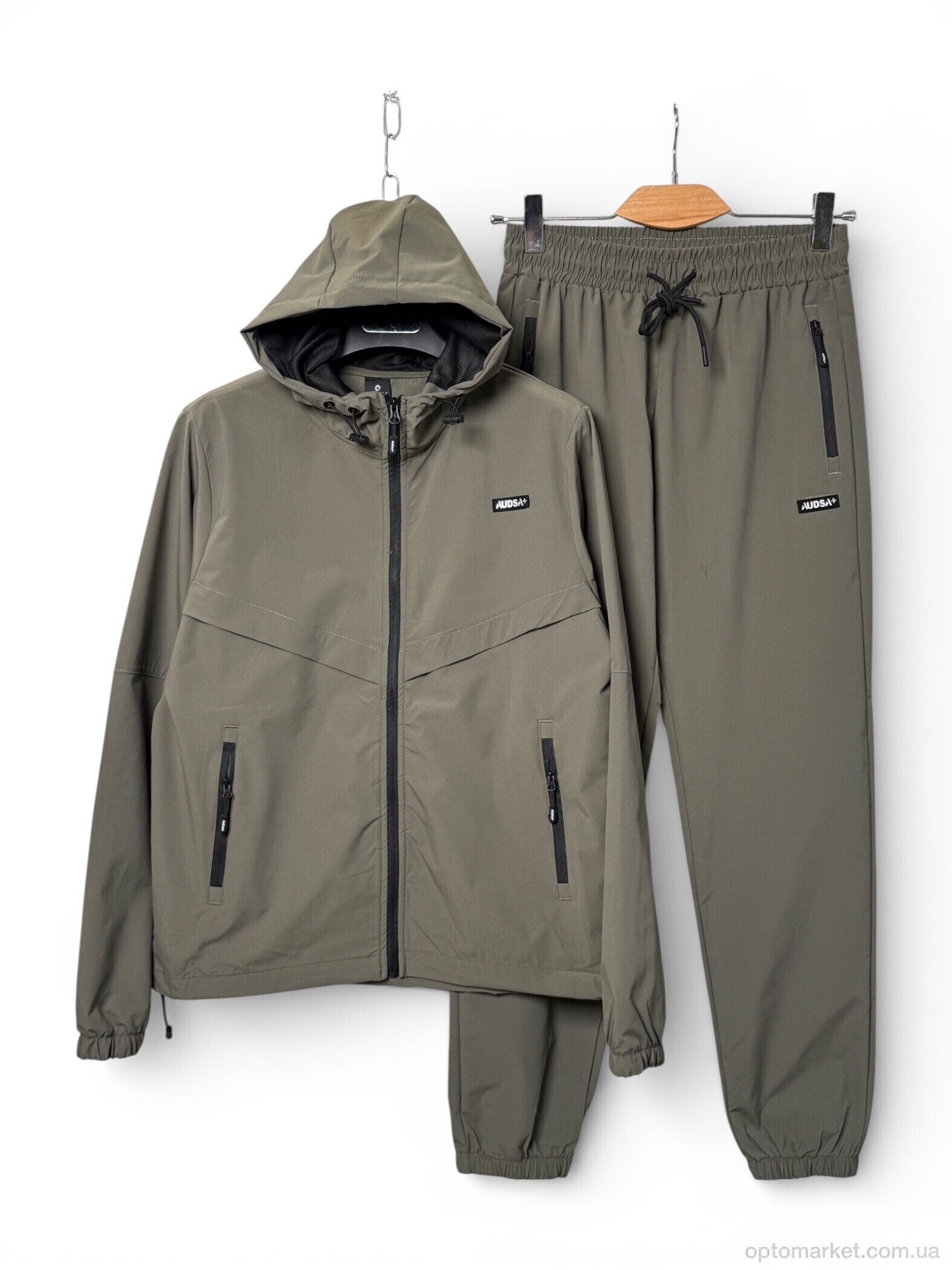 Купить Спортивний костюм чоловічі A153 d.green Audsa зелений, фото 1